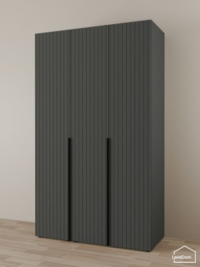 Шкаф Linnea MHR-3-1 2050х1200х510 (Графит-М 11.1.25) в Серове - serov.ok-mebel.com | фото