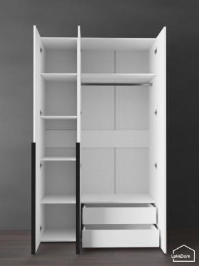 Шкаф Linnea MHR-3-2 2050х1200х510 (Белый-М 11.1.2) в Серове - serov.ok-mebel.com | фото 6