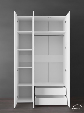 Шкаф Linnea MHR-3PO-2 2050х1200х510 (Белый-М 11.1.1) в Серове - serov.ok-mebel.com | фото 5