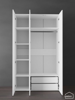 Шкаф Linnea MHR-3PO-2 2050х1200х510 (Белый-М 11.1.1) в Серове - serov.ok-mebel.com | фото 6