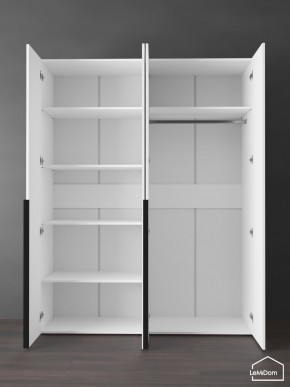 Шкаф Linnea MHR-4-1 2050х1600х510 (Белый-М 11.1.2) в Серове - serov.ok-mebel.com | фото 4