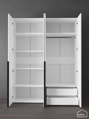Шкаф Linnea MHR-4-2 2050х1600х510 (Белый-М 11.1.1) в Серове - serov.ok-mebel.com | фото 5