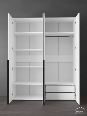 Шкаф Linnea MHR-4-2 2050х1600х510 (Белый-М 11.1.2) в Серове - serov.ok-mebel.com | фото 6