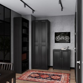 Шкаф МАКС двухстворчатый, цвет Дуб Венге в Серове - serov.ok-mebel.com | фото 4