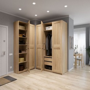 Шкаф МАКС однодверный узкий, цвет Дуб Сонома в Серове - serov.ok-mebel.com | фото 4