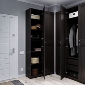 Шкаф МАКС однодверный узкий, цвет Дуб Венге в Серове - serov.ok-mebel.com | фото 4