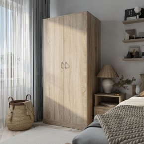 Шкаф ПЕГАС двухдверный, цвет Дуб Сонома в Серове - serov.ok-mebel.com | фото 4