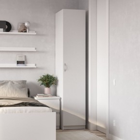 Шкаф ПЕГАС однодверный, цвет белый в Серове - serov.ok-mebel.com | фото 4