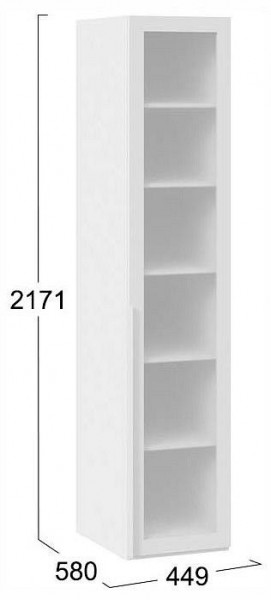 Шкаф-витрина Порто СМ-393.07.008 в Серове - serov.ok-mebel.com | фото 3