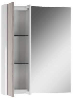 Шкаф-зеркало Uno 60 Дуб серый левый/правый Домино (DU1503HZ) в Серове - serov.ok-mebel.com | фото 3