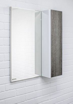 Шкаф-зеркало Uno 60 Дуб серый левый/правый Домино (DU1503HZ) в Серове - serov.ok-mebel.com | фото 9