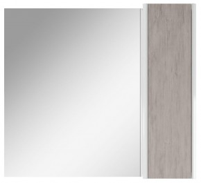 Шкаф-зеркало Uno 80 Дуб серый левый/правый Домино (DU1504HZ) в Серове - serov.ok-mebel.com | фото 5