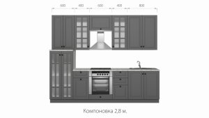 Кухонный гарнитур Верона в Серове - serov.ok-mebel.com | фото 3