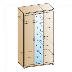 Спальня Мелисса композиция 3 (Гикори Джексон светлый) в Серове - serov.ok-mebel.com | фото 4