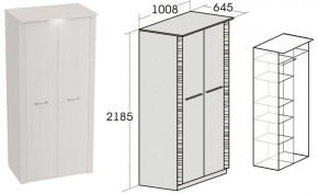 Спальный гарнитур Элана (модульная) Бодега белая в Серове - serov.ok-mebel.com | фото 10