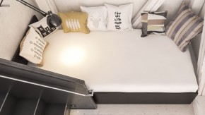 Стандарт Кровать 0900, цвет венге, ШхГхВ 93,5х203,5х70 см., сп.м. 900х2000 мм., без матраса, основание есть в Серове - serov.ok-mebel.com | фото 6