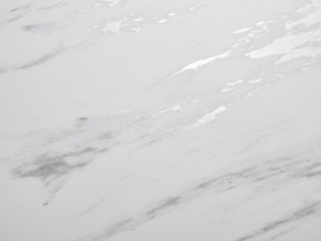 Стол BELLUNO 160 MARBLES KL-99 Белый мрамор матовый, итальянская керамика/ белый каркас, ®DISAUR в Серове - serov.ok-mebel.com | фото 3