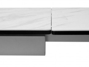 Стол BELLUNO 160 MARBLES KL-99 Белый мрамор матовый, итальянская керамика/ белый каркас, ®DISAUR в Серове - serov.ok-mebel.com | фото 7