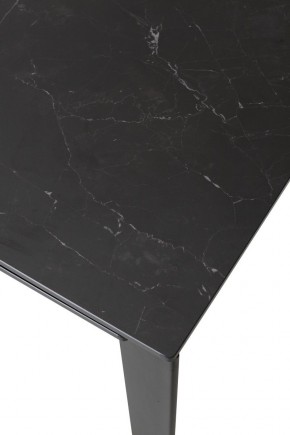 Стол CORNER 120 MATT BLACK MARBLE SOLID CERAMIC / BLACK, ®DISAUR в Серове - serov.ok-mebel.com | фото 5