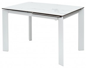 Стол CORNER 120 MATTE STATUARIO Белый мрамор матовый керамика, стекло/ белый каркас, ®DISAUR в Серове - serov.ok-mebel.com | фото 2