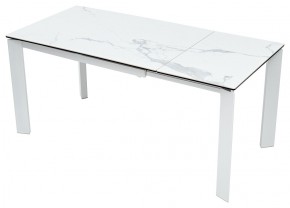 Стол CORNER 120 MATTE STATUARIO Белый мрамор матовый керамика, стекло/ белый каркас, ®DISAUR в Серове - serov.ok-mebel.com | фото 3