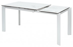 Стол CORNER 120 MATTE STATUARIO Белый мрамор матовый керамика, стекло/ белый каркас, ®DISAUR в Серове - serov.ok-mebel.com | фото 4