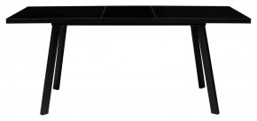 Стол ФИН 120 Черный, стекло/ Черный каркас М-City в Серове - serov.ok-mebel.com | фото