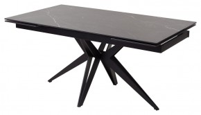 Стол FORIO 160 MATT BLACK MARBLE SOLID CERAMIC / BLACK, ®DISAUR в Серове - serov.ok-mebel.com | фото