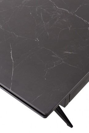 Стол FORIO 160 MATT BLACK MARBLE SOLID CERAMIC / BLACK, ®DISAUR в Серове - serov.ok-mebel.com | фото 9