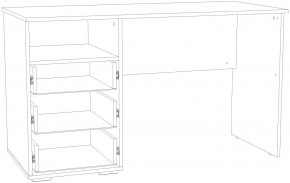 Стол письменный НМ 041.40 "Банни" (Бисквит) в Серове - serov.ok-mebel.com | фото 5