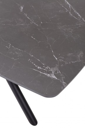 Стол RIVOLI 140 MATT BLACK MARBLE SOLID CERAMIC / BLACK, ®DISAUR в Серове - serov.ok-mebel.com | фото 10