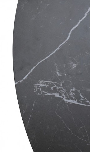 Стол TERNI 120 MATT BLACK MARBLE SOLID CERAMIC Черный мрамор матовый, керамика /Черн.каркас, ®DISAUR в Серове - serov.ok-mebel.com | фото 9