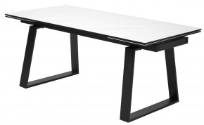 Стол VASTO 180 MARBLES KL-99 Белый мрамор матовый, итальянская керамика/ черный каркас, ®DISAUR в Серове - serov.ok-mebel.com | фото 4
