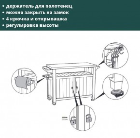 Столик для барбекю 207 Л (Unity XL 207L) в Серове - serov.ok-mebel.com | фото 8