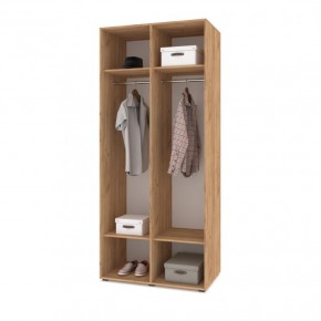 СТОУН С21 Шкаф 2-х створчатый (дуб золотой/графит) в Серове - serov.ok-mebel.com | фото 3