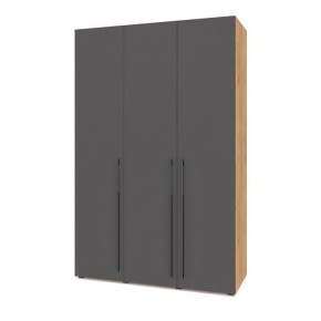СТОУН С31 Шкаф 3-х створчатый (дуб золотой/графит) в Серове - serov.ok-mebel.com | фото