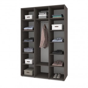 СТОУН С32 Шкаф 3-х створчатый (золотой дуб/графит) в Серове - serov.ok-mebel.com | фото 3
