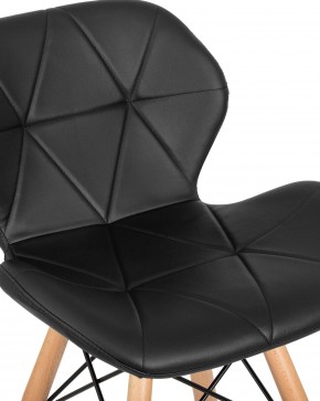 Стул барный DOBRIN BUTTERFLY BAR, ножки светлый бук, цвет чёрный в Серове - serov.ok-mebel.com | фото 8