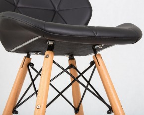 Стул барный DOBRIN BUTTERFLY BAR, ножки светлый бук, цвет чёрный в Серове - serov.ok-mebel.com | фото 9