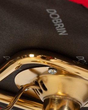 Стул барный DOBRIN CHARLY GOLD, красный велюр (MJ9-45) в Серове - serov.ok-mebel.com | фото 10