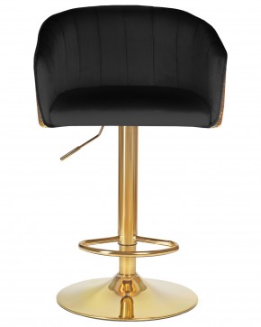 Стул барный DOBRIN DARCY GOLD SHINY, черный велюр с золотыми пайетками в Серове - serov.ok-mebel.com | фото 6