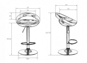 Стул барный DOBRIN DISCO LM-1010 (оранжевый) в Серове - serov.ok-mebel.com | фото 1