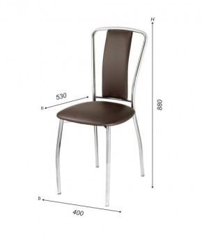 Стул Лилия-М А1.05-02 (Стандарт) хром/кожзам (4 шт.) в Серове - serov.ok-mebel.com | фото 3