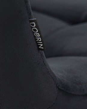 Стул обеденный DOBRIN ALEX, хром ножки, черный велюр (V108-77),  в Серове - serov.ok-mebel.com | фото 9