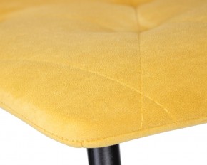Стул обеденный DOBRIN CHILLY ROMBO, Горчичный Simple 15, основание черное в Серове - serov.ok-mebel.com | фото 8