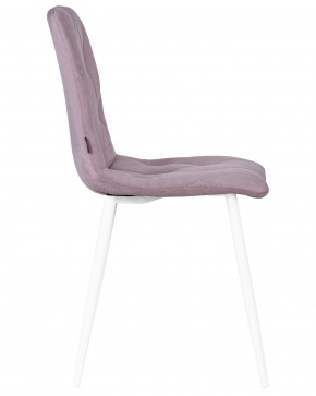 Стул обеденный DOBRIN CHILLY ROMBO, Лавандовый Simple 48, основание белый в Серове - serov.ok-mebel.com | фото 3