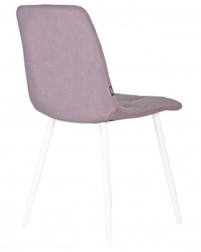 Стул обеденный DOBRIN CHILLY ROMBO, Лавандовый Simple 48, основание белый в Серове - serov.ok-mebel.com | фото 4