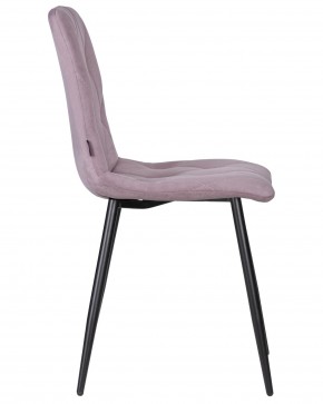 Стул обеденный DOBRIN CHILLY ROMBO, Лавандовый Simple 48, основание черное в Серове - serov.ok-mebel.com | фото 3