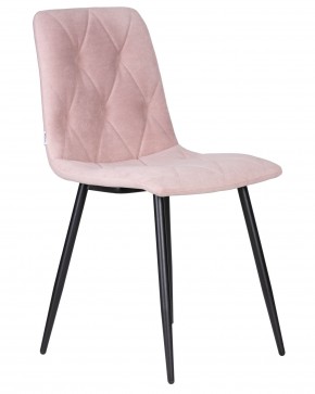 Стул обеденный DOBRIN CHILLY ROMBO, Розовый Simple 03, основание черное в Серове - serov.ok-mebel.com | фото 2
