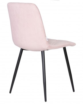 Стул обеденный DOBRIN CHILLY ROMBO, Розовый Simple 03, основание черное в Серове - serov.ok-mebel.com | фото 4